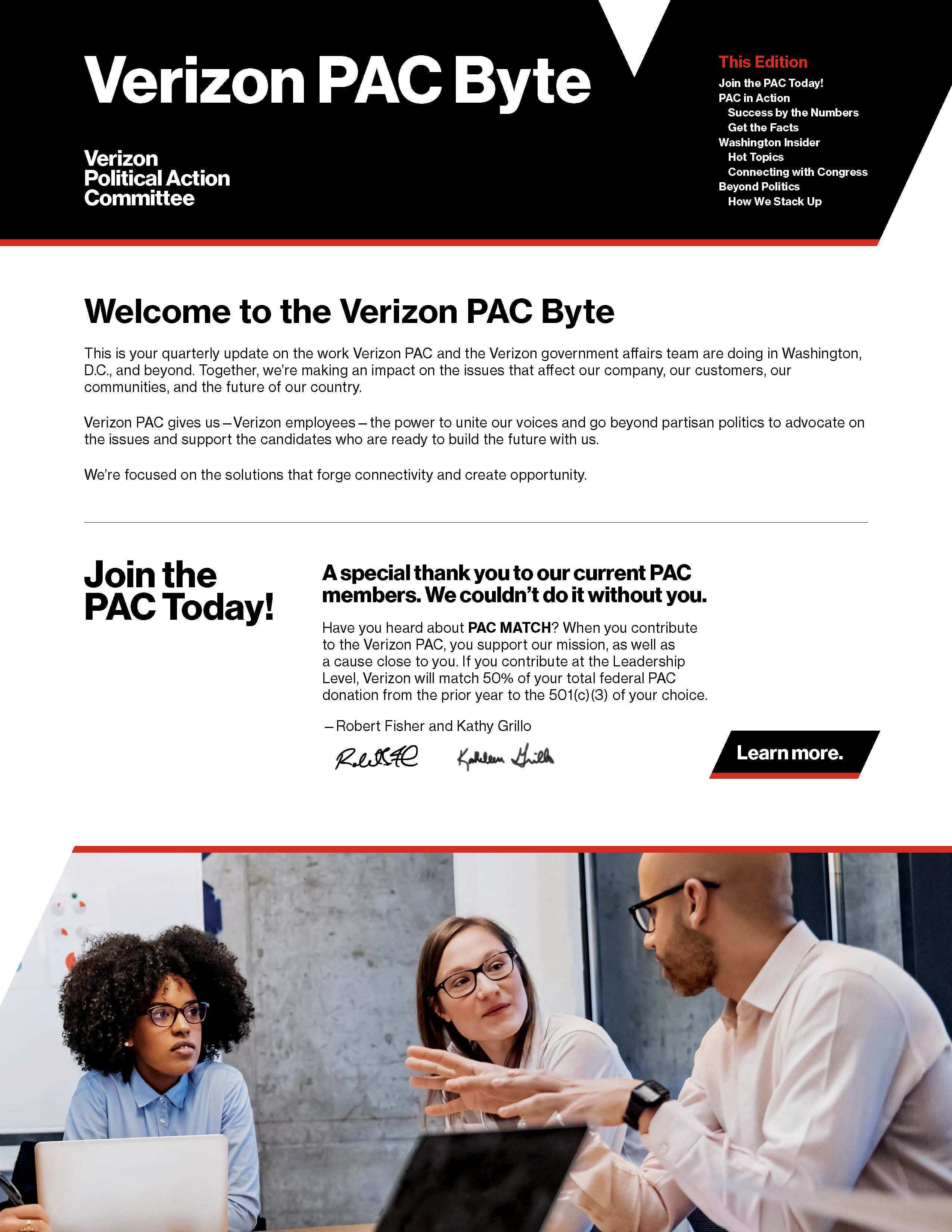 Verizon PAC Newsletter