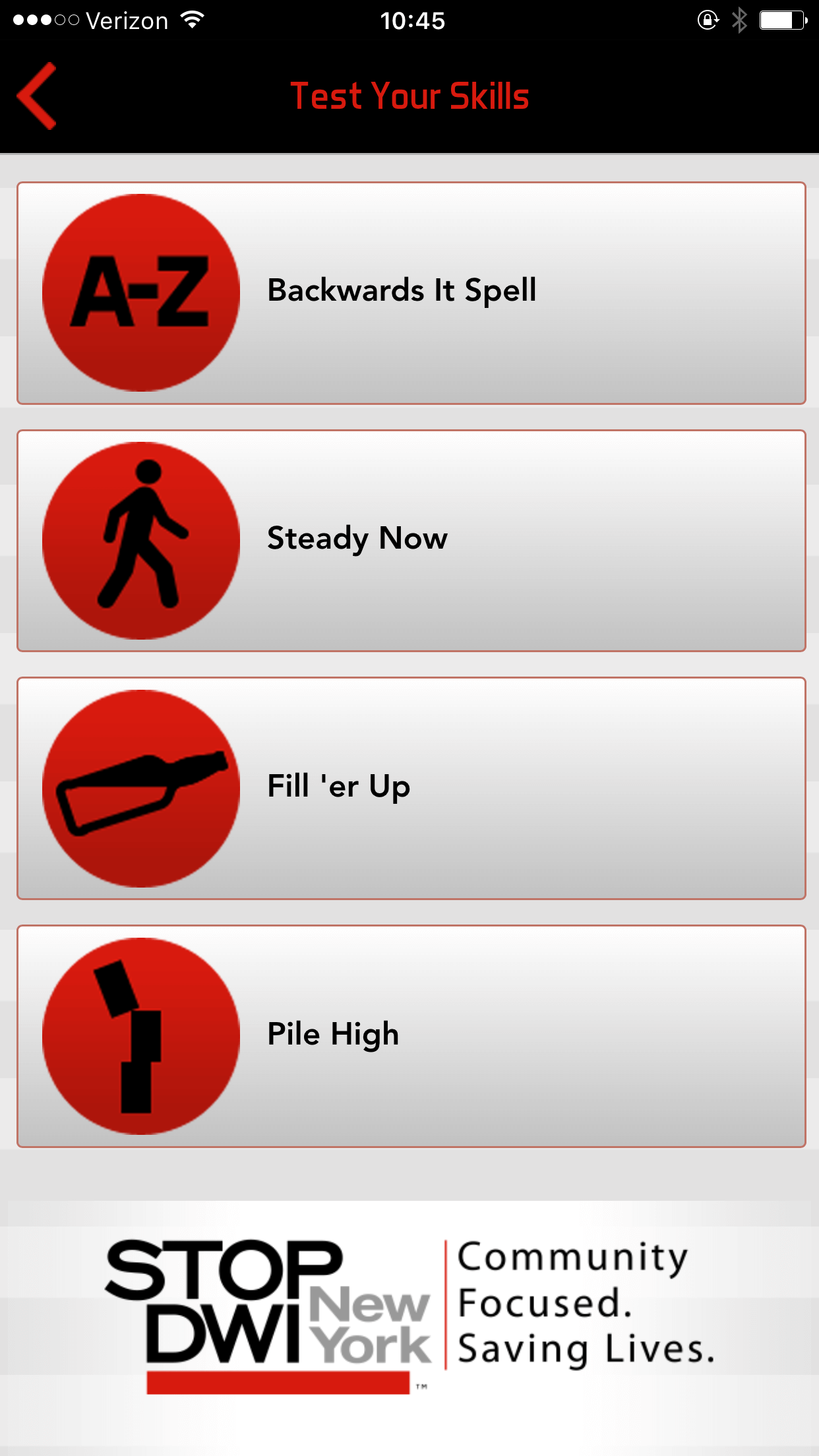 STOP-DWI New York “Have A Plan” Mobile App